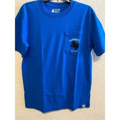 Carhartt Mens Texas Pocket T-Shirt – Royal Blue size small relaxed fit