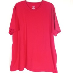Member’s Mark Crewneck Tee Mens XXXL Red Excellent Pima Cotton Blend Short Slv
