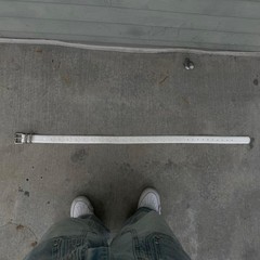 Dope White belt With A rolling Buckle
