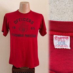 1960s Champion USAF Peshawar Pakistan Cold War Shirt Single Stitch L Vintage Tee