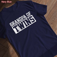 Twins Grandpa Grandfather T-Shirt Special Gift For Men, Dad, Tee Gift
