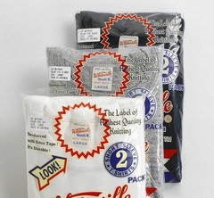 WHITESVILLE T-SHIRT WV73544 2-PACK Off White Toyo Enterprise NEW