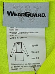 Pepsi Wearguard Aramark Reflective Shirt Safety Workwear Long Sleeve Neon Medium