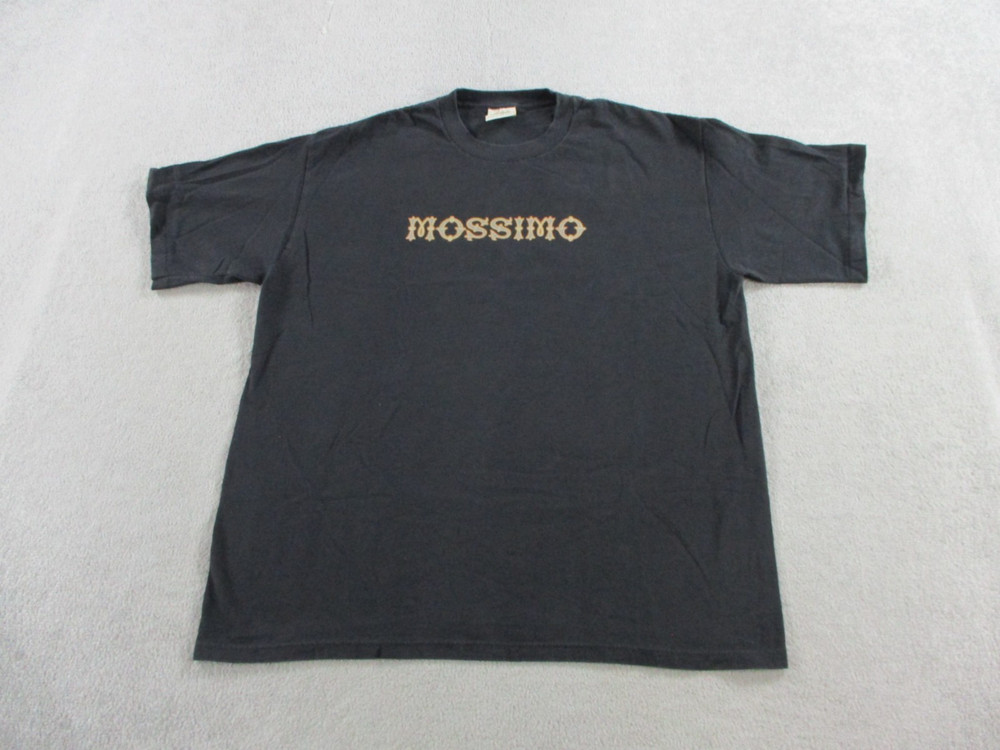 VINTAGE Mossimo T Shirt Mens Large Black Single Stitch USA Made Limited Edition