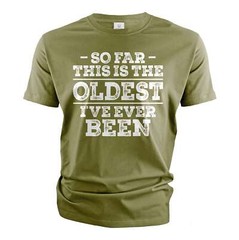 Men’s funny Birthday gift T-shirt old person shirt grandpa papa grandfather gift