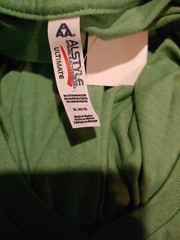 AAA ALSTYLE 5300 MENS PLAIN T SHIRT CASUAL SHORT SLEEVE HEATHER GREEN V NECK XL
