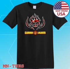 Gurren Lagann Black Size S-5XL