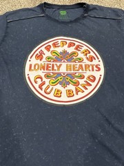 The Beatles Sargent Pepper T-Shirt Original Vintage Drum Head Mens Soft Feel
