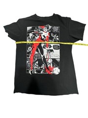 Harley Quinn T Shirt Men Size Medium Black DC Comics