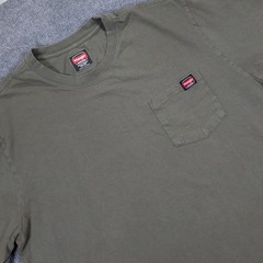 Wrangler Workwear Men’s 2XLT Tall Green Short Sleeve Pocket Tee