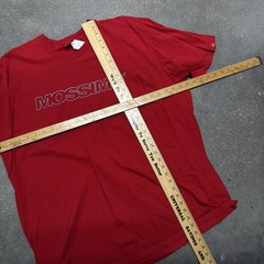 Y2K 2000s Mossimo red graphic Spellout tee size 2XL Skater