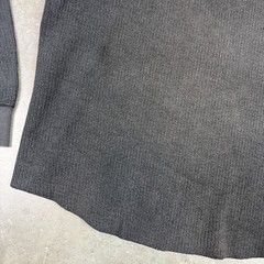 Buck Mason T Shirt Mens Small Black Faded Thermal Ribbed Preowned