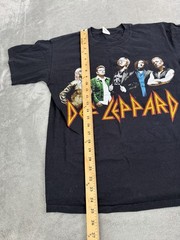 Def Leppard 2007 Tour T Shirt Men’s Size Medium Black