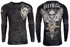 Archaic By Affliction Men’s Thermal Shirt Tramp