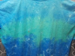 Rare Graphic THE BEATLES Yellow Submarine-Liquid Blue Tag Tie Dye ShIrt Size XL
