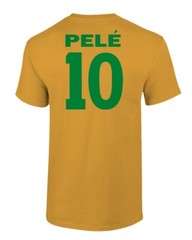 Pele 10 Brazil Soccer GOAT Jersey Style Tribute Unisex T-Shirt