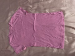 Teens S Regular 2-Pack Pink/Fuchsia Solid Crew Neck Short Sleeve T-Shirts