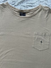 Vintage 90s Polo Ralph Lauren Pocket T Shirt Size L Made In USA Single Stitch