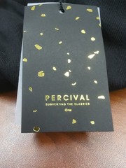 New Percival Mens Espresso Martini Oversized Embroidered Tshirt Size Medium