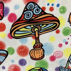 Mens Retro Psychedelic Mushroom T Shirt Trippy Colorful Retro 90s Acid Vibes