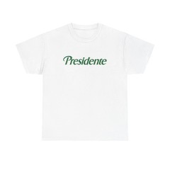 Presidente Beer Graphic T Shirt Vintage Dominican Republic Unisex Heavy Cotton