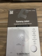 Tommy John Crew Neck Second Skin Modal Stay Tucked Undershirt 3 Pack Med New