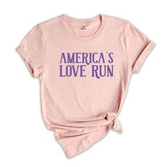 America’s Love Run Shirt, Running Event Shirt, Charity Race Gear, Marathon Shirt