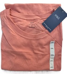 Mens M&S T-shirt Cotton Choice of Pack Size & Colour M L XL 2XL 3XL 4XL Reg Long