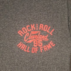 ROCK AND ROLL HALL OF FAME MUSEUM T-Shirt Size Small Vintage Double-Sided Cotton