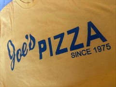 Joe’s Pizza Since 1975 NYC Shirt S Ann Arbor New York Maize Out Alpha Phi UMich