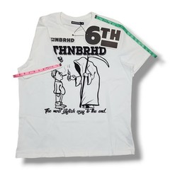 6th NBRHD “No Smoke” Crew Neck White T-Shirt Men’s XL NWT
