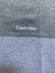 NEW Calvin Klein Men’s Small Gray Tri Color T-Shirt Short Sleeve NWT $45