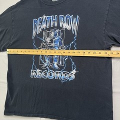 Ripple Junction Death Row Records T Shirt XL Black Hip Hop Snoop Dre 90s Retro