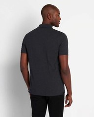Lyle and Scott Plain Polo T-shirt Charcoal Marl SMALL and XXL ONLY