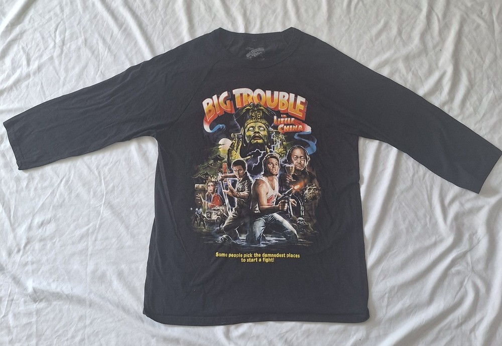Fright Rags Big Trouble In Little China Shirt Men’s L Long Sleeve John Carpenter