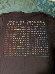T-shirt Imagine Dragons Evolve Tour 2017 Medium black