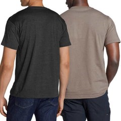 Eddie Bauer Men’s Ultra Soft Graphic & Crew T-Shirts , 1 or 2-Pack