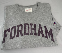 Vintage Y2K Era Champion Fordham University Fieldhouse Tshirt Mens XL