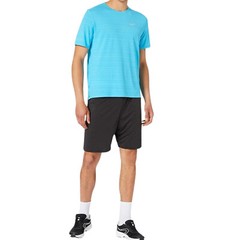 NIKE Miler Short Sleeve Running T-Shirt sz 2XL XX-Large Chlorine Blue Reflective