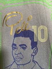 Vintage PUMA Hong Kong PELE BRASIL 10 T-Shirt Size LARGE. Excellent