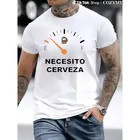 Men’s Regular Fit Letter Graphic Round Neck Tee, Casual Short Sleeve Crew Neck T