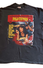 Pulp Fiction T-Shirt 1994 Vintage Oneita Mens Black Short Sleeve XL