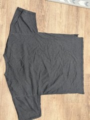 Vintage 90s Marlboro Unlimited Gray Striped Embroidered Pocket T Shirt See Pics