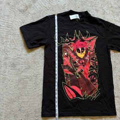BLACK Hazbin Hotel Alastor T-Shirt Hot Topic A24 M Radio Demon Grunge NWT NEW