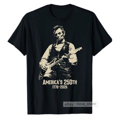 Abraham Lincoln Playing Guitar T-shirt 4th of July 250th Anniversary America Tee