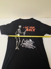 Way to Celebrate Halloween Mens Medium Black T-Shirt Skeleton Funny Graphic M