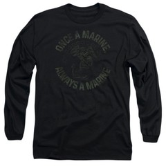 US MARINE CORPS ALWAYS Licensed Men’s Long Sleeve Graphic Tee Shirt SM-3XL