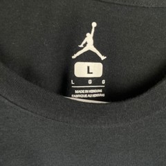 Jordan Sportswear Flight Heritage Graphic T Shirt Black Air MJ Iconic Jumpman L