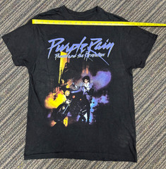 Prince Purple Rain Motorcycle Graphic T-Shirt Men’s M Official Estate Band Tee