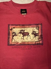 Vintage Garden Of The Gods T Shirt National Park Colorado Springs Mountain New M